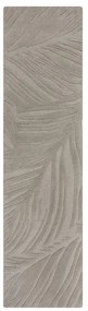 Svetlosivý vlnený koberec behúň 60x230 cm Lino Leaf – Flair Rugs