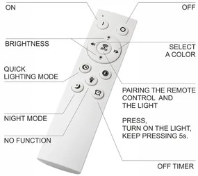 Brilagi-LED Stmievateľné svietidlo WOODY FRAME LED/24W/230V dub 30x30 cm IP44 + DO