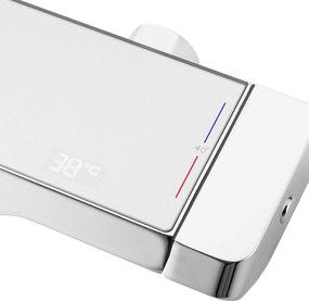 Rea Rob, sprchový set s termostatickou batériou a bidetovou spŕškou, chrómová, REA-P6626