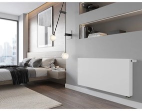 Mexen, Mexen Flat CVF22 panelový radiátor 600 x 900 mm, spodné pripojenie, 1424 W, biely - W622F-060-090-00