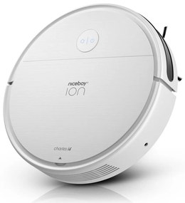 Niceboy ION Charles i6 - Inteligentný robotický vysávač 2v1 2600 mAh Wi-Fi biela