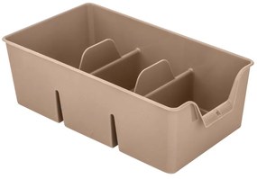 Organizér na korenie vo vrecúškach, zásobník, BEN3 - mocha, 20x14x8