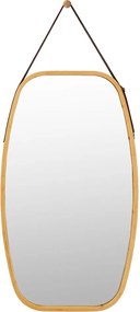 Zrkadlo s bambusovým rámom