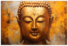 Obraz - Budha, olejomaľba (90x60 cm)