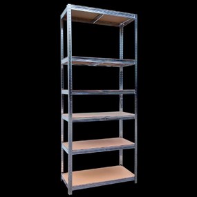 6-ÚROVŇOVÁ POLIČKOVÁ SKRÍŇ 180 x 90 x 40 CM NOSNOSŤ POLIČKY: 175 KG *2172