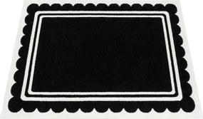 Detský koberec LIMA M138A čierny / biely