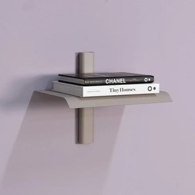 Sivo-béžová kovová polica 28 cm Hola – Spinder Design
