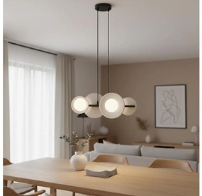 Závesný luster na lanku MODEL 4xG9/8W/230V biely