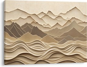 Obraz - 3D línia hôr (70x50 cm)