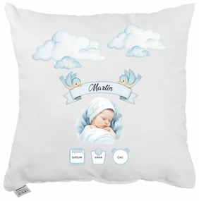 Vankúš s vlastnou potlačou Chlapec 40x40 cm EMI