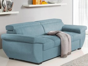 Trojsedák Speedway,  azúrovo modrá látka