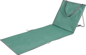Sunnydays Podložka plážová s oceľovou konštrukciou SIERRA, zelená Množstvo: 2 ks