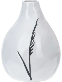 Porcelánová váza Art s dekorom trávy, 11 x 14 cm
