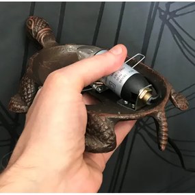 Detská lampa Tiffany KORYTNAČKA Yellow 21*14 cm