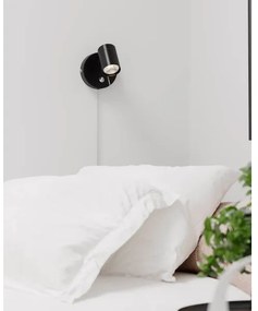 ByRydens 4300190-4002 - Stm. nástenné bodové svietidlo CORRECT 1xGU10/7W/230V čer