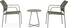 Oceľový okrúhly záhradný stolík ø 45 cm Jable – Bizzotto