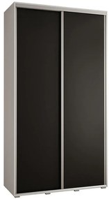 Skriňa 45 Canaris 1 140 biela/čierna/silver