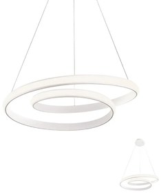 Redo 01-1793 - LED Stmievateľný luster na lanku TORSION LED/29W/230V biela