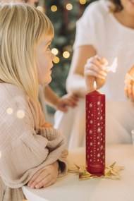 Bella Rose Adventná sviečka Hviezdičky