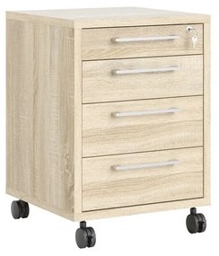 Uzamykateľná skrinka v dekore duba v prírodnej farbe 48x68 cm Prima – Tvilum