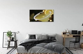 Obraz canvas koktail citrón 125x50 cm