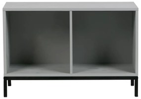 Sivá modulárna knižnica z borovicového dreva 81x41 cm Vt – vtwonen