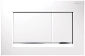 Geberit Sigma30, ovládacie tlačidlo Sigma30, biela/chróm, 115.883.KJ.1