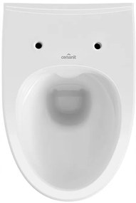 Cersanit Parva CleanOn, závesná wc misa s antibakteriálnym sedátkom z duroplastu, biela, K701-015