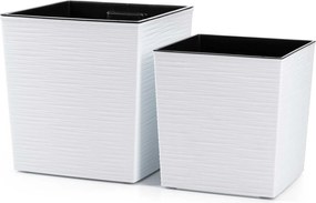 Květináč FLORE RIFLO 24,7x25,6 cm bílý