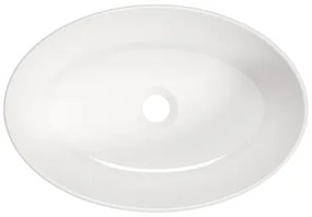 Keramické umývadlo na dosku biele ALPINIA 45,5 cm