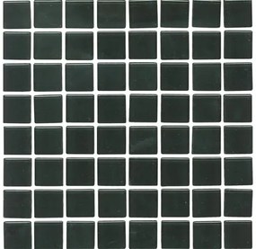 Sklenená mozaika XCM 8050 30,5x32,5 cm čierna