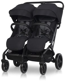 Súrodenecký kočík EasyGo Echo Ebony Black