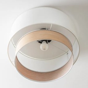 Brilagi - LED prisadený luster CERIA 1xE27/40W/230V pr. 50 cm biela/bežová