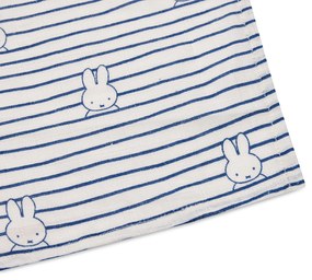 Plienky zavinovacie 2ks 115x115 cm Miffy Stripe Navy