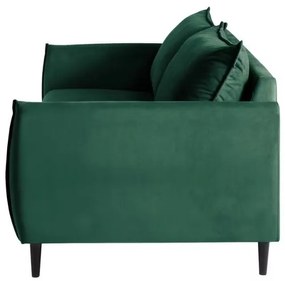 Tmavozelená zamatová pohovka 203 cm Juli – Ropez