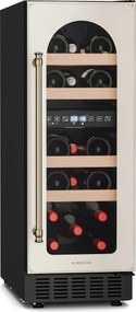 Klarstein Vinovilla Victoria 17 Duo chladnička na víno, 2 chladiace zóny, Dotykové ovládanie, 17 fliaš, 4 police