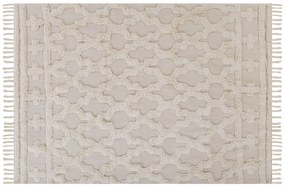 Bavlnený koberec 160 x 230 cm béžový SULUOVA Beliani
