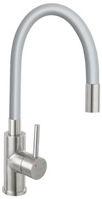 FERRO - Drezová batéria s flexibilným ramienkom nerez/šedá