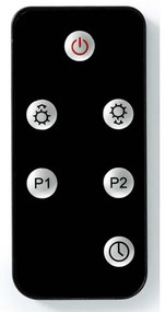 Nedis HTPA30ESS - Vonkajšie elektrické vykurovacie teleso 2000W/230V IP65 + DO