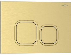 Mexen Tex 03, tlačidlo na splachovanie, brúsené zlato, 6103-11