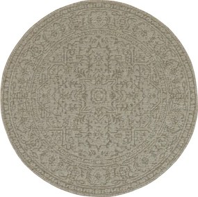 Obojstranný koberec BRUSSELS 205989/10610 béžový / krémový kruh