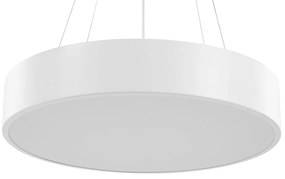 Závesná kovová LED lampa biela BALILI Beliani