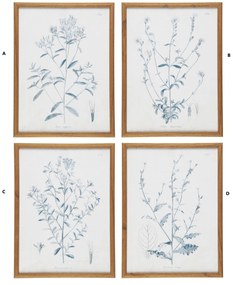Ib Laursen Obraz v ráme Green Flower Motif 30 × 40 cm C