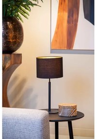 Lucide 45509/81/30 - Stolná lampa MAYA 1xE27/40W/230V čierna