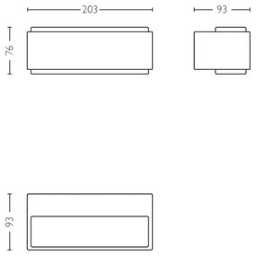 Philips 16487/93/P3 - LED Stmievateľné vonkajšie svietidlo MYGARDEN 2xLED/4,5W IP44