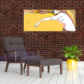 Obraz - Dievča (120x50 cm)