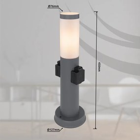 Globo 3158AK - Vonkajšia lampa s 2 zásuvkami BOSTON 1xE27/23W/230V IP44