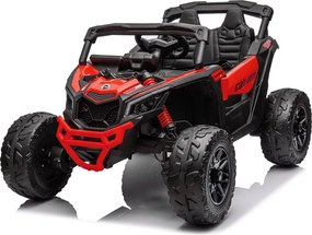 JOKOMISIADA Detské elektrické auto Buggy 4x4 na batériu 800 W červené PA0299 CZ