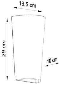 Biele nástenné svietidlo Colbie – Nice Lamps