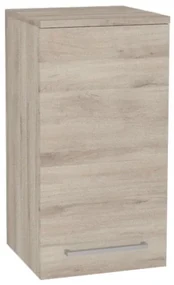 Mereo, Mereo Bino kúpeľňová skrinka horná 63 cm, pravá, Multidecor, Dub Kronberg svetlý, MER-CN696DKRS
